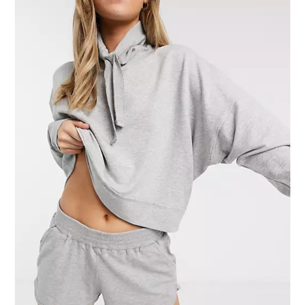 Free People Movement Womens Lara Pullover Sweatshirt Gray Size‎ Small